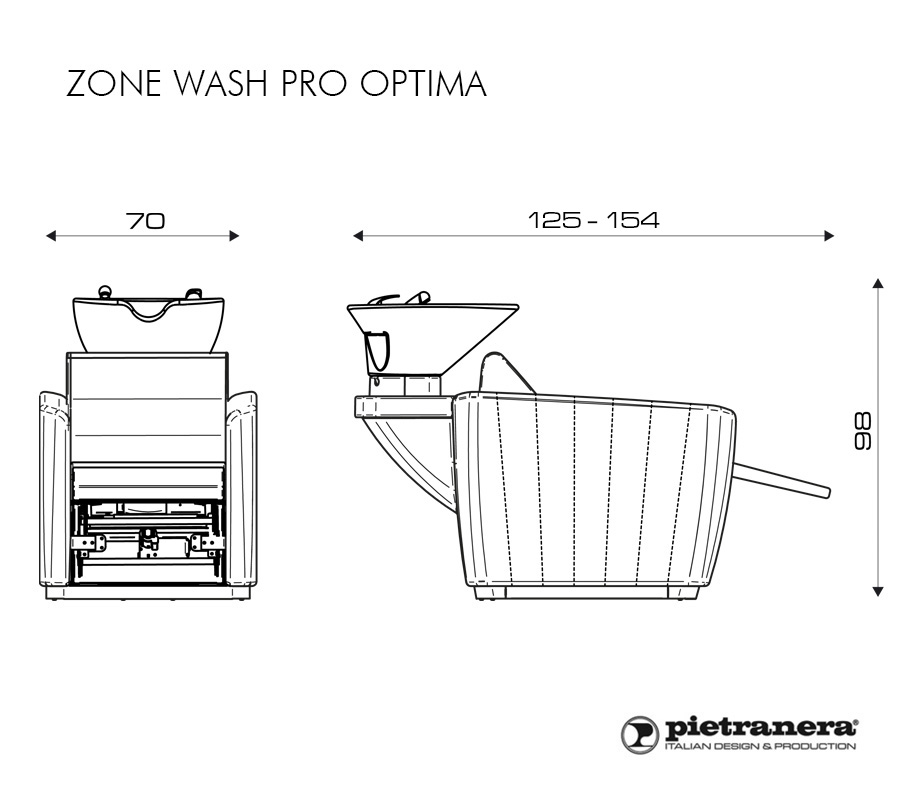 Мойка парикмахерская "ZONE WASH PRO OPTIMA" — изображение 6