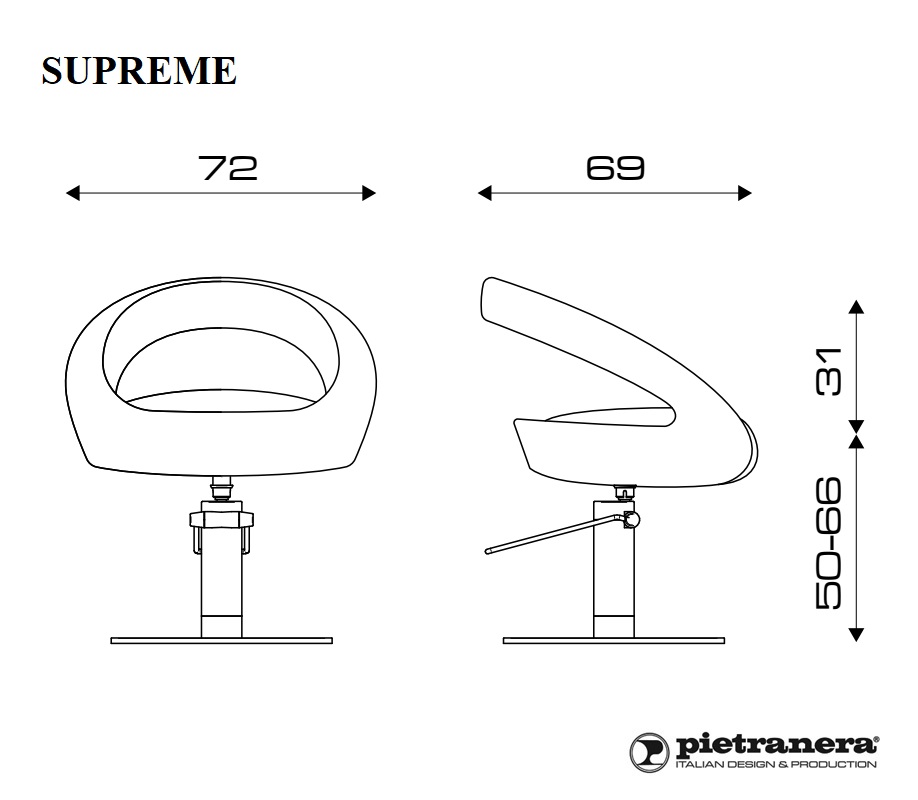 Кресло парикмахерское "SUPREME" — изображение 9