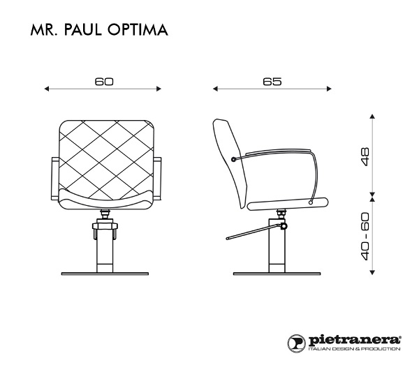 Кресло парикмахерское "MISTER PAUL OPTIMA" — изображение 3
