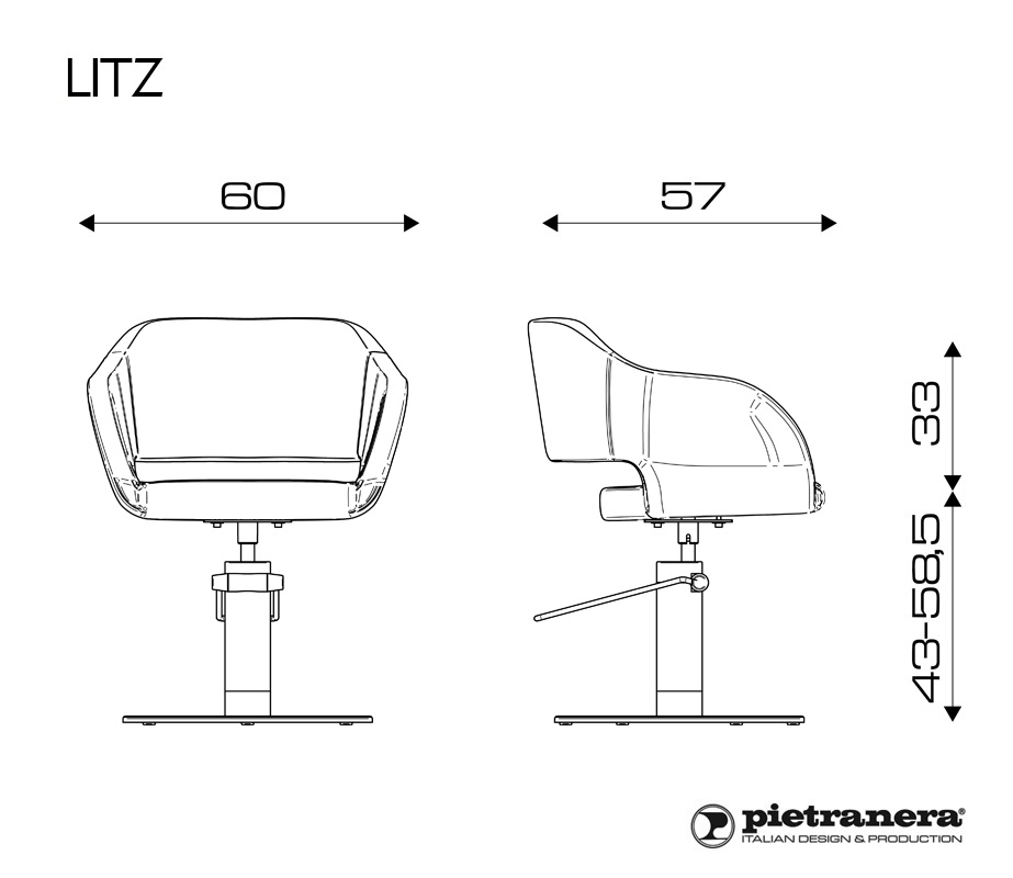 Кресло парикмахерское "LITZ" — изображение 5