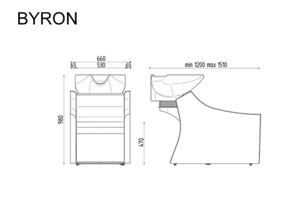 Мойка парикмахерская "BYRON" — изображение 4