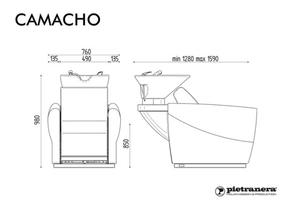 Мойка парикмахерская "CAMACHO" — изображение 4