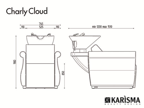 Мойка парикмахерская "CHARLY CLOUD RELAX" — изображение 2