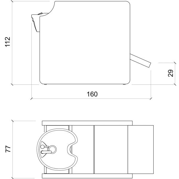 Мойка парикмахерская "PRIVACY WASH E 1P FAUBOURG" — изображение 2