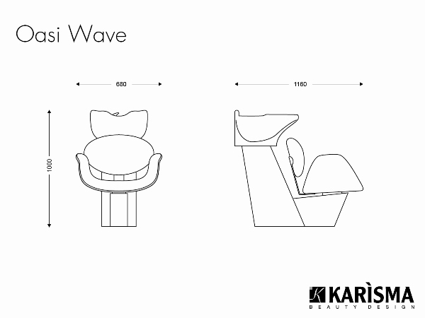 Мойка парикмахерская "OASI WAVE" — изображение 5