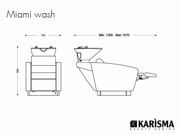 Мойка парикмахерская "MIAMI WASH JET MASSAGE" — изображение 5