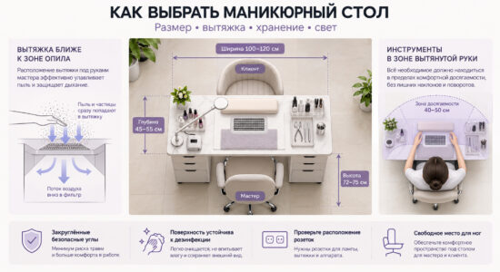 Как выбрать маникюрный стол